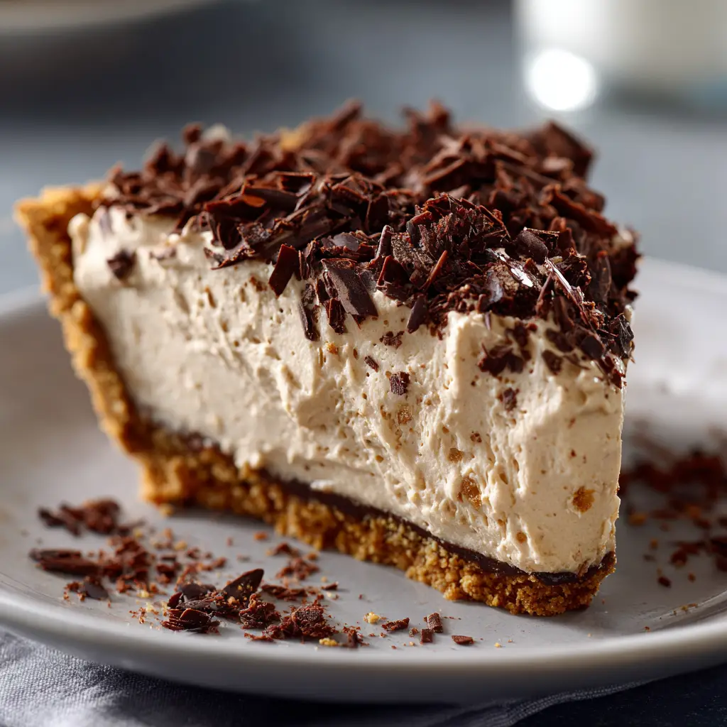 The ingredients for the peanut butter pie recipe arranged neatly on a countertop, including cream cheese, peanut butter, and graham crackers.