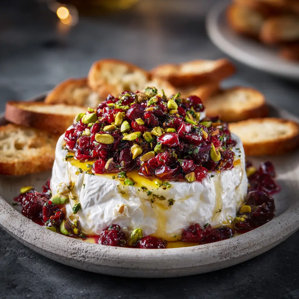 Whipped Brie Recipe with Honey and Figs 2 A close-up shot of fluffy whipped brie in a white bowl, showing its light and airy texture before toppings are added.