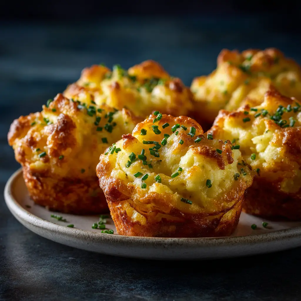 Cheesy Mashed Potato Puffs (The Ultimate Crispy & Melty Recipe) 2 An extreme close-up shot of crispy mashed potato bites, showing the golden Panko breadcrumb texture after being cooked.