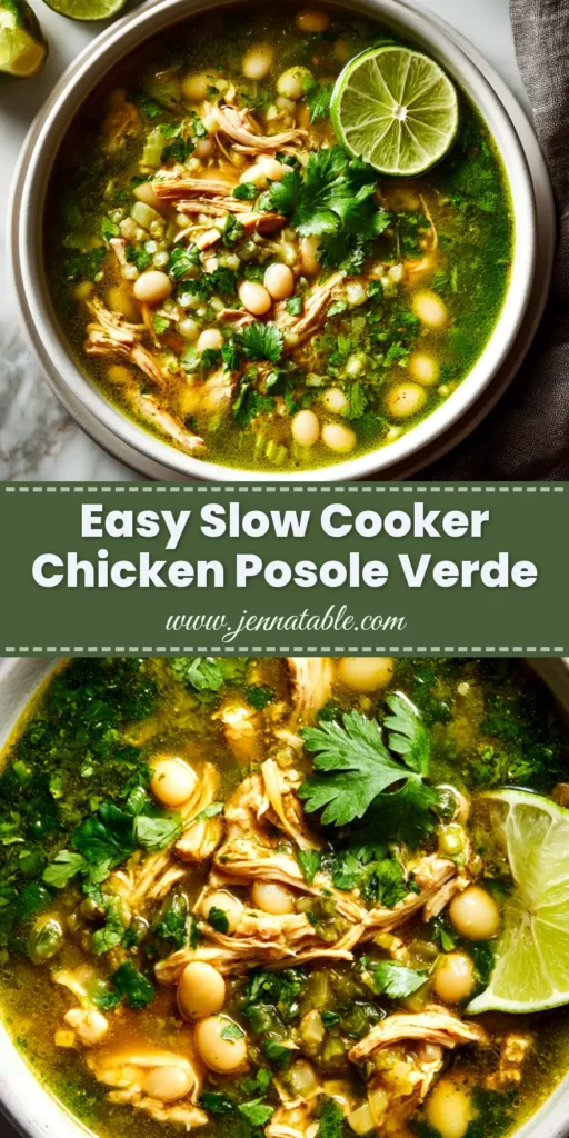 Chicken Posole Verde: A Flavorful, Easy Recipe 3 A beautiful bowl of homemade Chicken Posole Verde, topped with fresh radishes, cilantro, and lime. This easy and authentic recipe is perfect for a comforting dinner.