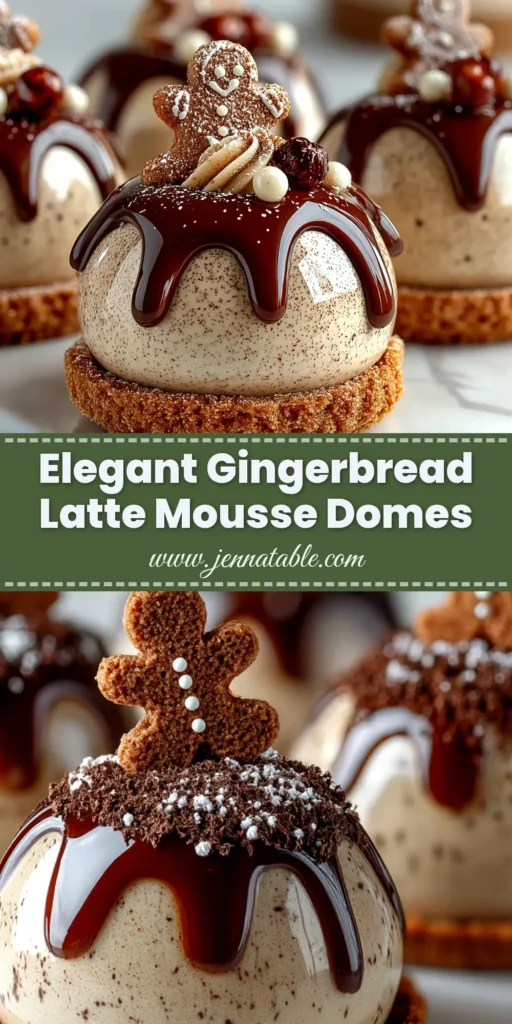 A beautiful glass of Gingerbread Latte Mousse topped with whipped cream and a gingerbread cookie, showcasing its light and airy texture.