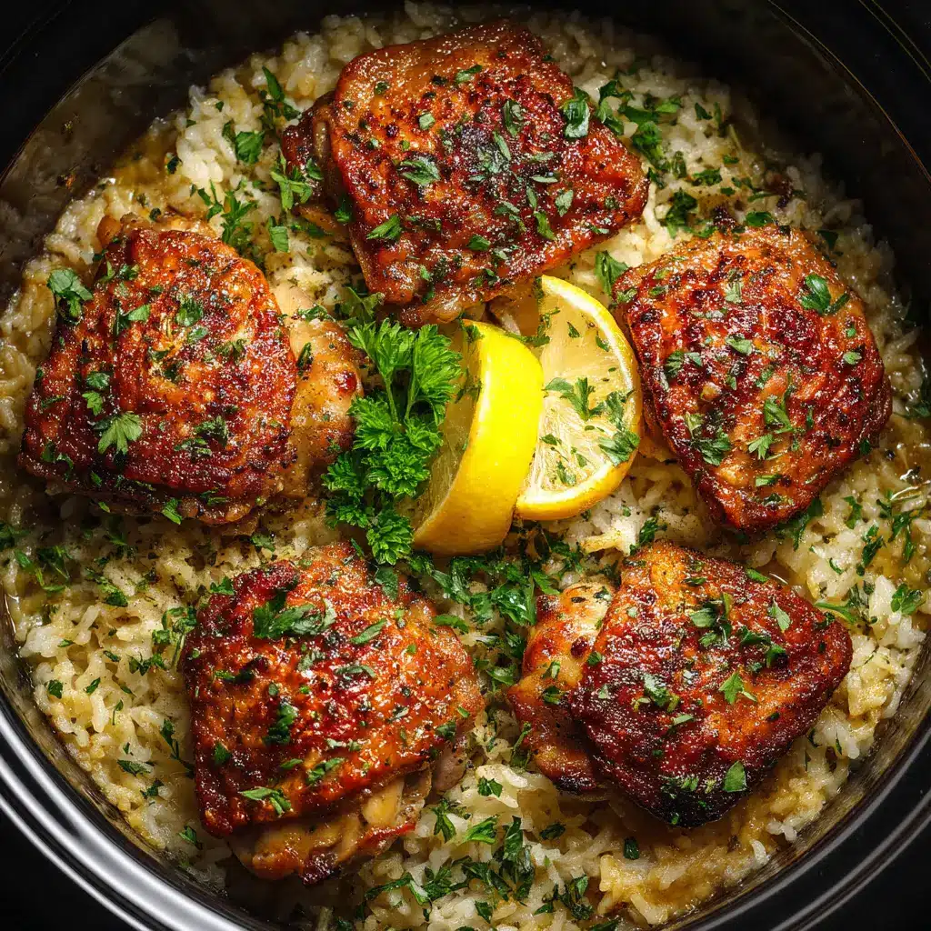 An extreme close-up overhead shot of the lemon herb chicken, highlighting the texture of the juicy meat and the vibrant seasoning.