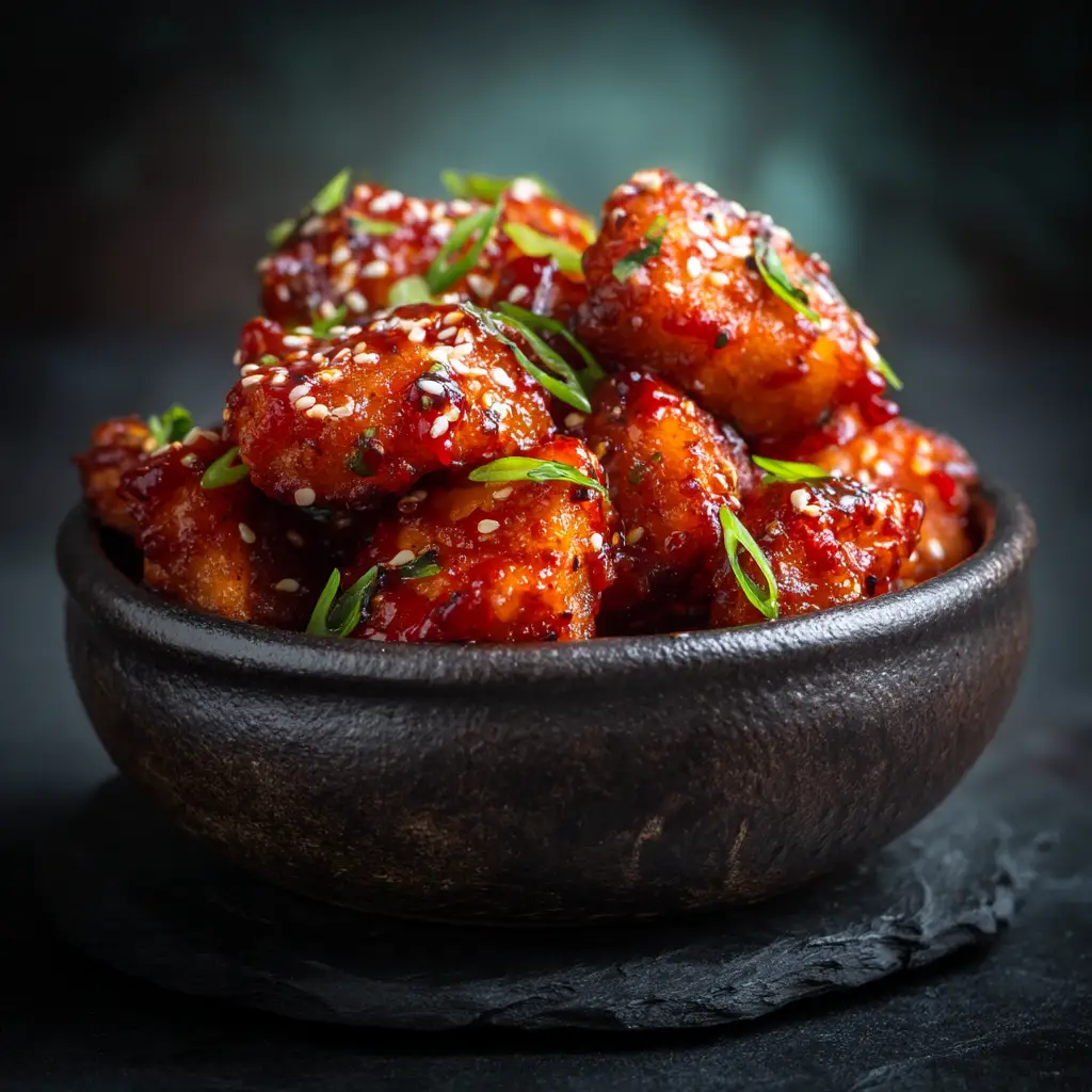 Sweet Chili Chicken (Easy Baked Recipe!) 1 A bowl of homemade sweet chili chicken served over a bed of fluffy white rice, ready for a delicious family dinner.