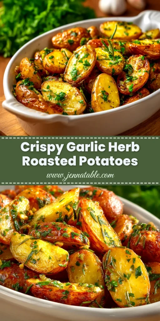 Roasted Fingerling Potatoes: The Ultimate Crispy Recipe 3 A top-down view of perfectly crispy roasted fingerling potatoes on a baking sheet, garnished with fresh herbs. The ultimate recipe for crispy potatoes.